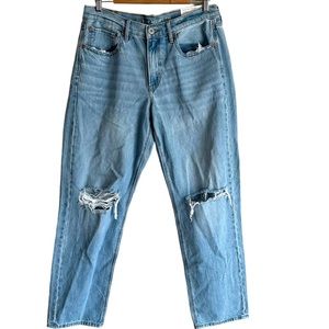 American Eagle Ripped Super High-Waisted Flare Jean Size 12 NWT